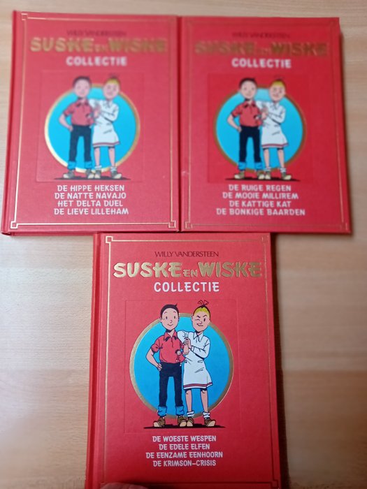 Suske en Wiske 139 t/m 142 - 159 t/m 173 - 179 t/m 182 en 187 t/m 198 - Diverse titels - 13 Album - Genoptryk