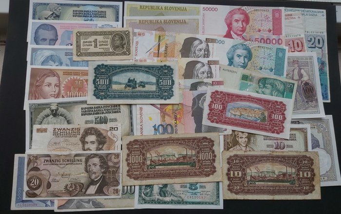 Verden - 85 banknotes - various dates  (Ingen mindstepris)