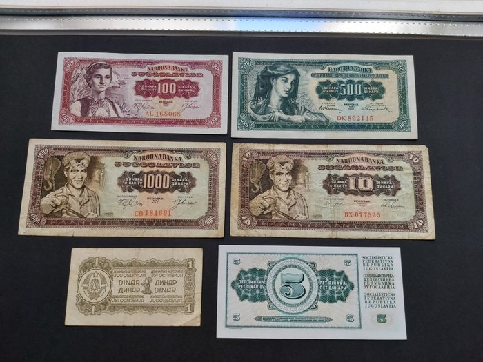 Verden - 85 banknotes - various dates  (Ingen mindstepris)