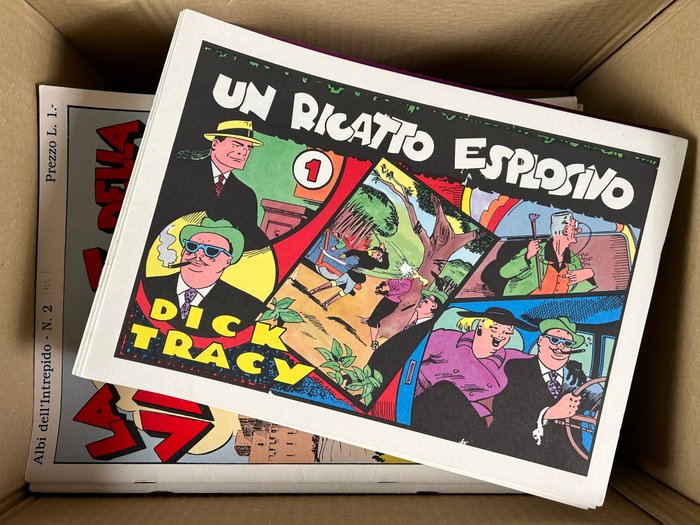 Avventure illustrate 85x albi assortiti - Kit Carson, Dick Tracy, Rip Kirbi, Albi dell'Intrepido - 85 Album - Genoptryk