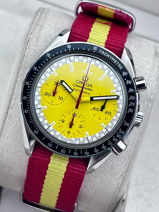 Omega - Speedmaster Reduced "Schumacher" Chronograph cal 1143 - - 175 0032 1 - Mænd - 1990-1999