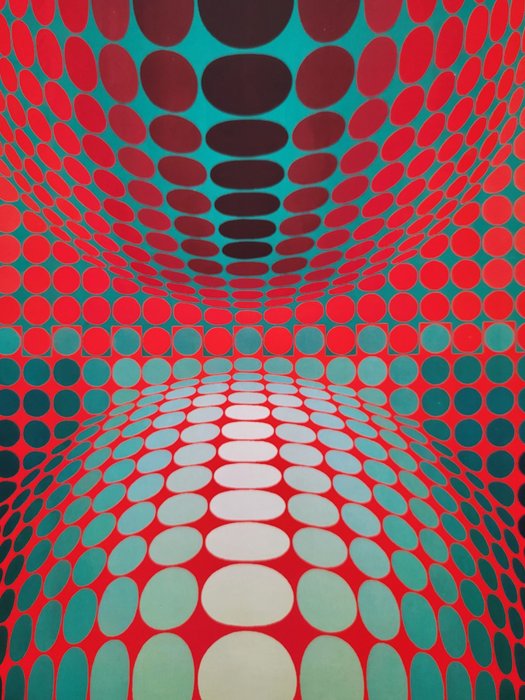 Victor Vasarely (1906-1997), d'après - Ond