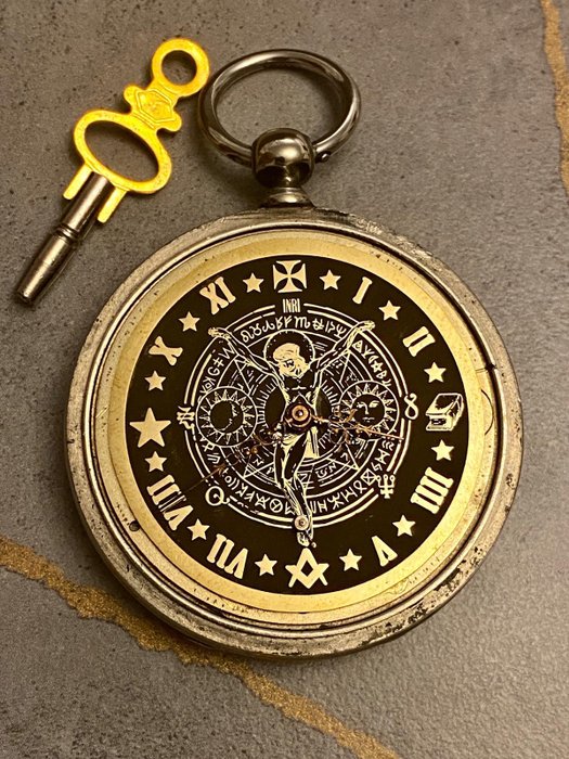 masonic pocket watch - 1850-1900