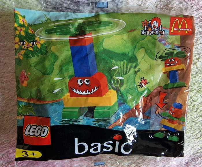 Lego - Promotional - 2719-2728-2729-2742-2743-2744-2757-2759 - Lego exclusiv Mc Donalds Promo  - Happy Meal Lego Basic - Rarity - Hard to find - MISB - 1990-2000 - Tyskland