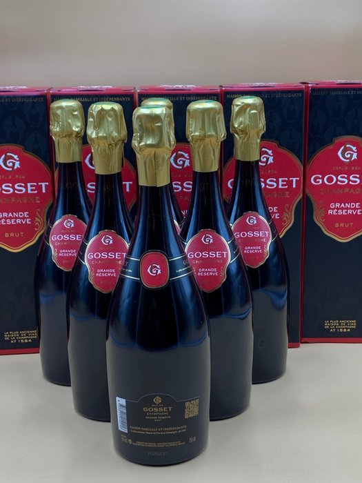 Gosset Grande Reserve Brut - Champagne - 6 Flasker (0,75 L)