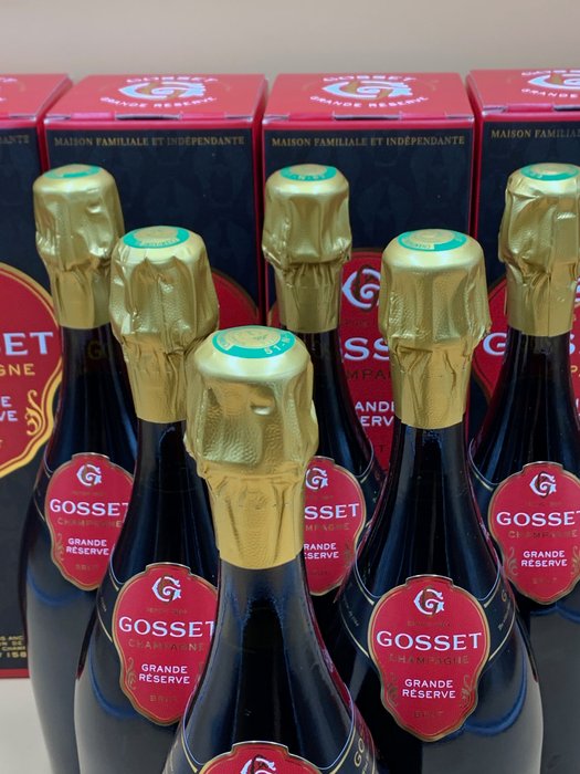 Gosset Grande Reserve Brut - Champagne - 6 Flasker (0,75 L)