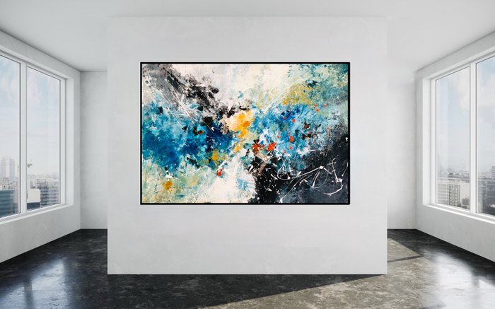 Dam Domido (1959) - Blue abstract stone  XXL