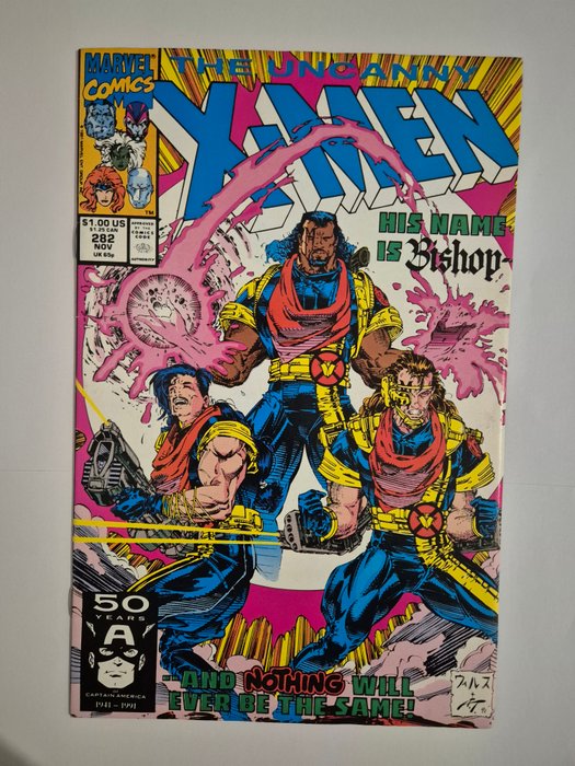 Uncanny X-Men #282-290 - 9 Comic - Første udgave - 1991/1992