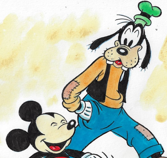 Millet - 1 Watercolour - Mickey Mouse - Vintage Style