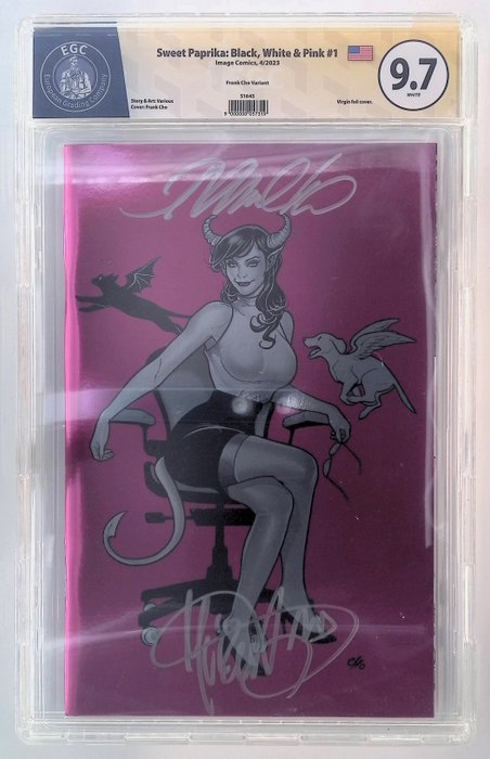 Sweet Paprika: Black, White  Pink #1 - EGC graded 9.7 - 1 Graded comic - 2023