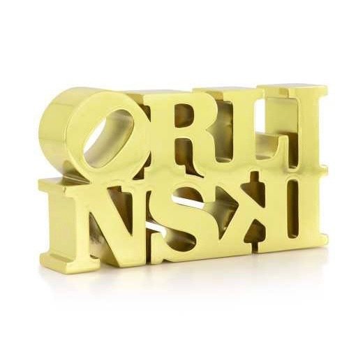 Richard Orlinski (1966) - “OR LIN SKI” Gold Edition