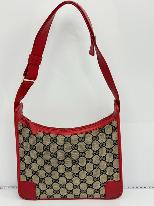 Gucci - GG Canvas - Skuldertaske