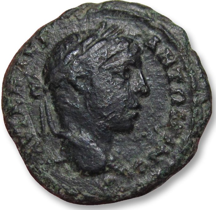 Romerriget (Provinsielt). Elagabalus (AD 218-222). AE 18 (assarion) Moesia, Marcianopolis - Eagle reverse