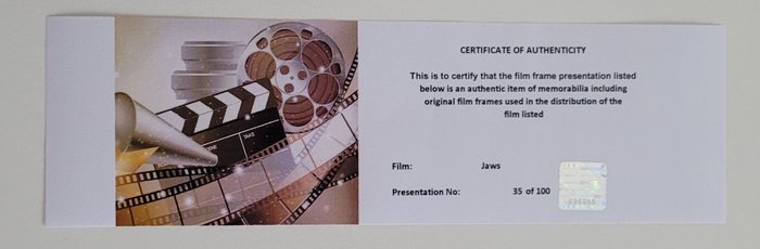 Dødens gab - Framed Film Cell Display with COA