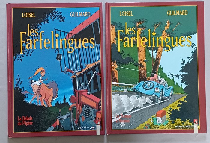 Les Farfelingues T1 + T2 - 2x C - 2 Album - Første udgave - 2001/2002