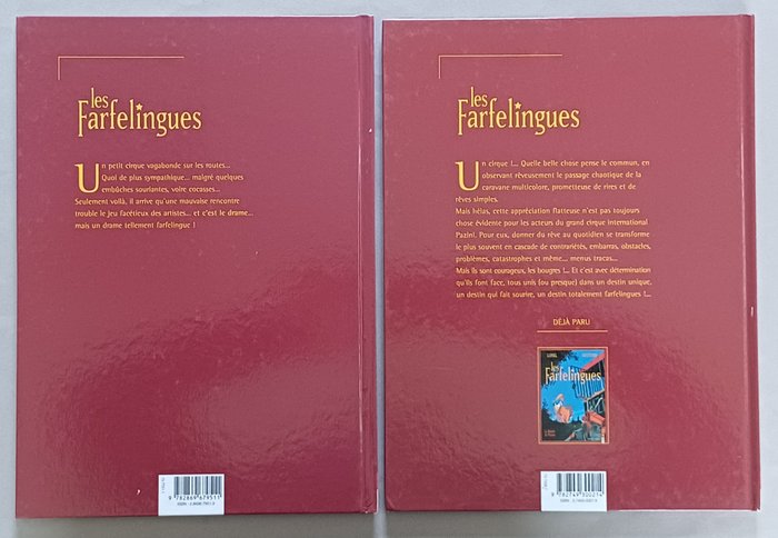 Les Farfelingues T1 + T2 - 2x C - 2 Album - Første udgave - 2001/2002