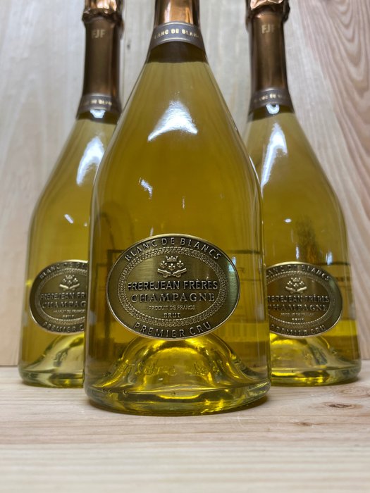 Frerejean Frères Blanc de Blancs Brut - Champagne 1er Cru - 3 Flasker (075 L)