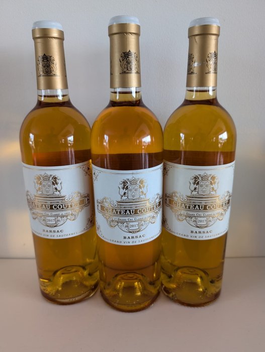 2017 Château Coutet - Sauternes 1er Grand Cru Classé - 3 Flasker (075 L)