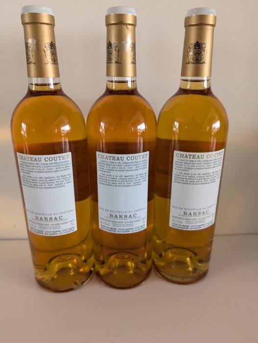 2017 Château Coutet - Sauternes 1er Grand Cru Classé - 3 Flasker (075 L)