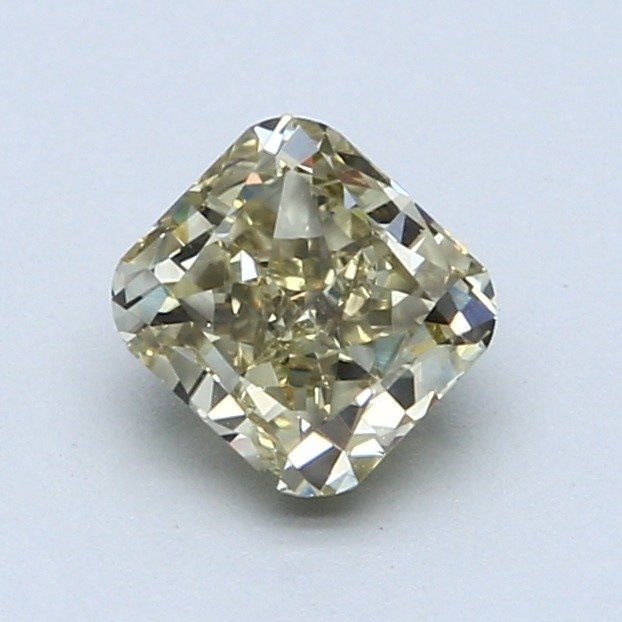 1 pcs Diamant  (Naturfarvet)  - 110 ct - Rektangel - Fancy Brunlig Grønlig Gul - SI2 - Gemological Institute of America (GIA)