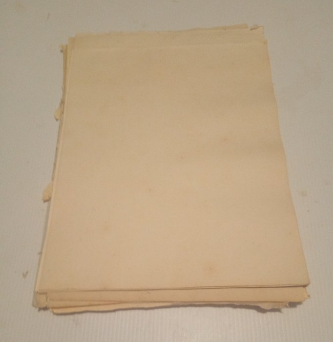 Blank sheets - 60 XVIII / XIX / XX century paper sheets, some with watermark - 1700