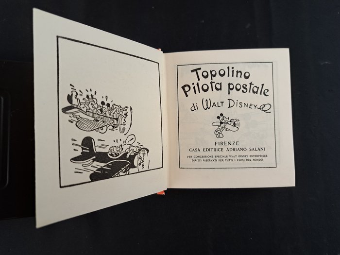 Piccoli Grandi Libri - Topolino Pilota Postale - 1 Comic - Første udgave - 1935