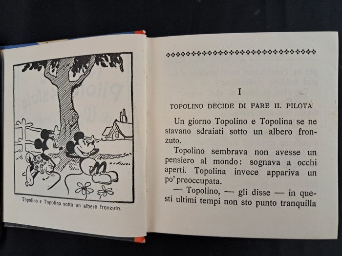 Piccoli Grandi Libri - Topolino Pilota Postale - 1 Comic - Første udgave - 1935