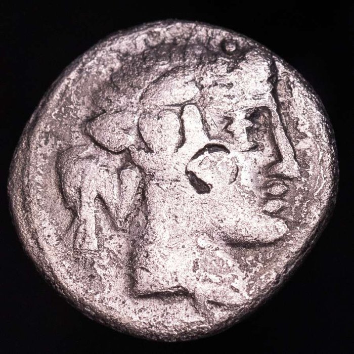 Romerska republiken. Q. Titius, 90 f.Kr.. Denarius Rome mint, 90 B.C.  - Q. TITI on a tablet from which springs Pegasus.  (Ingen mindstepris)