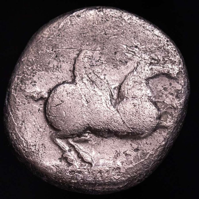 Romerska republiken. Q. Titius, 90 f.Kr.. Denarius Rome mint, 90 B.C.  - Q. TITI on a tablet from which springs Pegasus.  (Ingen mindstepris)