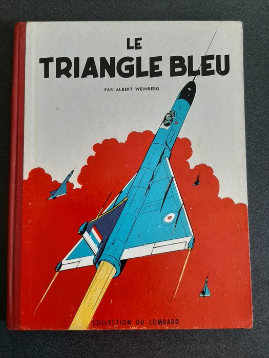 Dan Cooper T1 - Le Triangle bleu - C - 1 Album - Første udgave - 1957