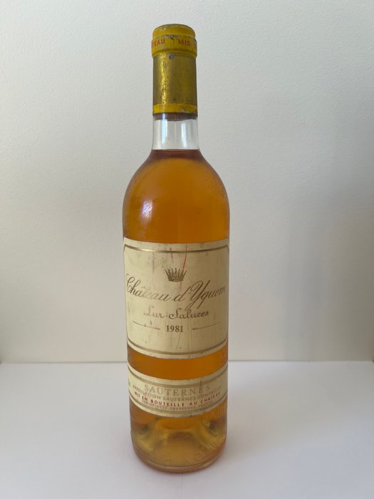 1981 Château d'Yquem - Sauternes 1er Cru Supérieur - 1 Flaske (075L)