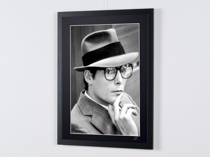 Superman The Movie (1978) - Christopher Reeve as "Clark Kent" - Fine Art Photography - Luxury Wooden Framed 70X50 cm - Limited Edition Nr 0 of 30 - Serial ID 30224 - Original Certificate (COA), Hologram Logo Editor and QR Code - 100% New items.