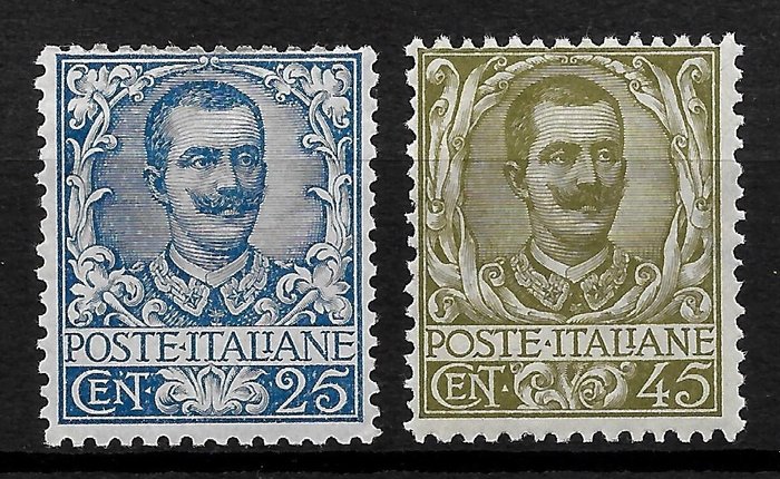 Italien Kongerige 1901 - 2 periodeværdier