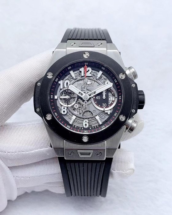 Hublot - Big Bang Unico Titanium Ceramic - 411.NM.1170.RX - Mænd - 2011-nu