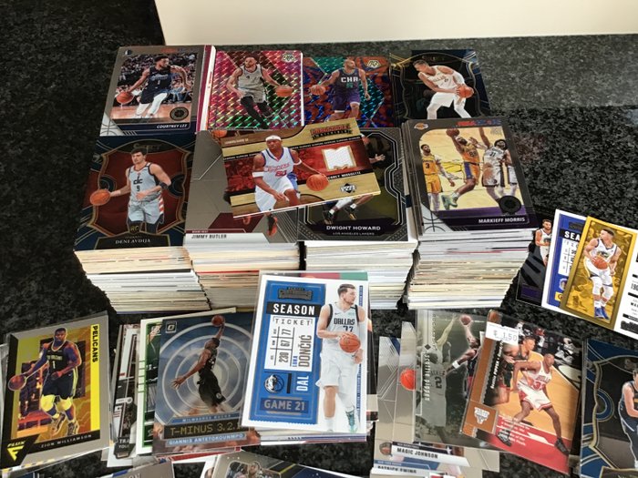 1980 to now - Panini Fleer Skybox Upper Deck - 1200+ NBA cards - LeBron Curry Pippen Iverson Holiday Antetokounmpo Jokic Ewing Magic Luka - 1 Mixed collection