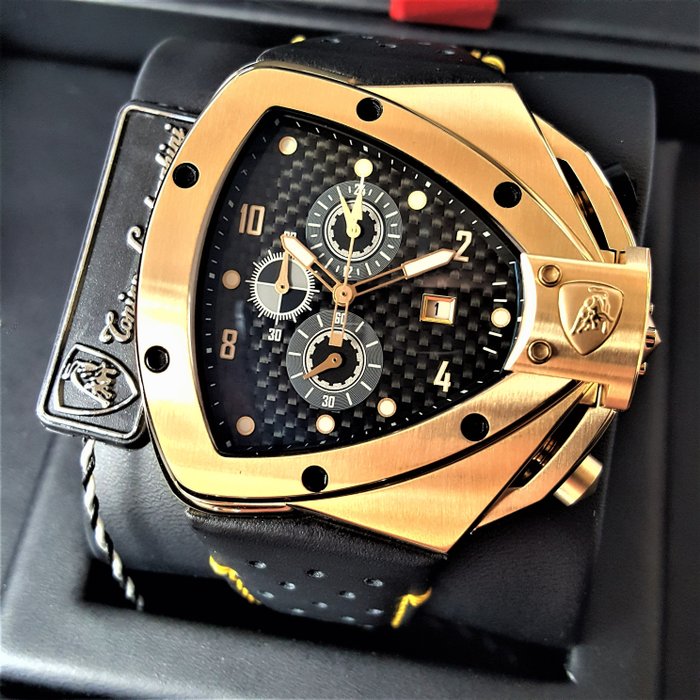 Lamborghini - SPYDER - Chronograph Gold - Strong - Mænd - Ny