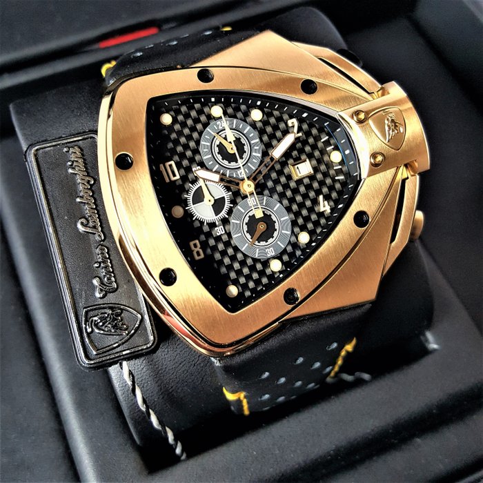 Lamborghini - SPYDER - Chronograph Gold - Strong - Mænd - Ny