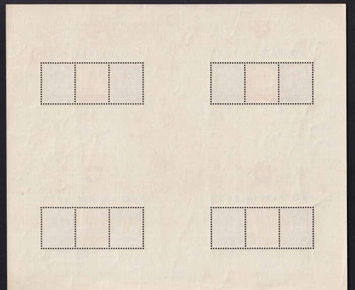 Schweiz 1936 - Pro Patria Block - SBK W8a