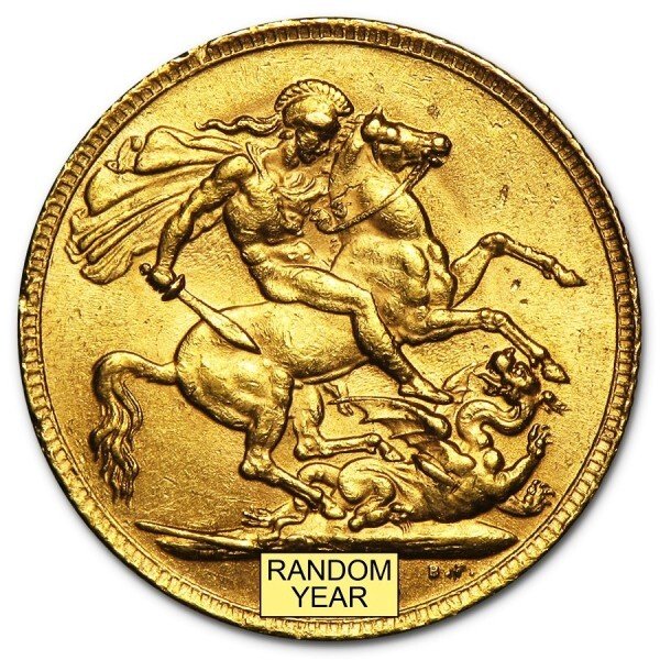 Storbritannien. British Gold Sovereign King George V (Random Year)