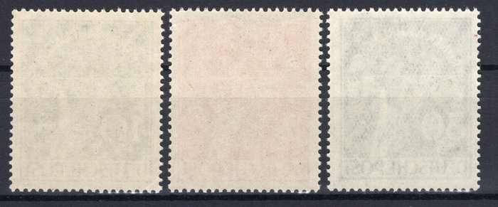 Berlin 1949 - Valutaskadet kurs **/MNH - Michel 68/70