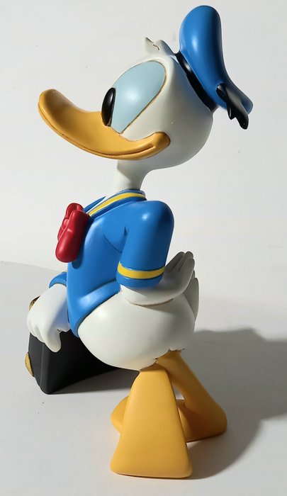 Disney - Donald Duck - Donald Duck with a suitcase - originele verpakking - 26 cm - jaren 1990 - Disney imprint