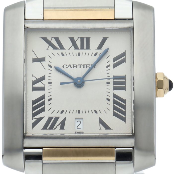 Cartier - Tank Francaise XL - W51005Q4 - Mænd - Ukendt