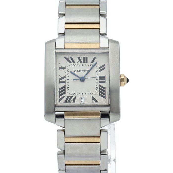 Cartier - Tank Francaise XL - W51005Q4 - Mænd - Ukendt