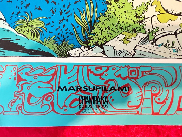 Marsupilami - Franquin zeefrduk Marsupilami aquatique - 1 Album - Første udgave - 1990