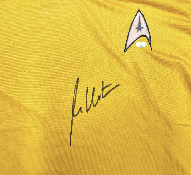 Star Trek - William Shatner - Signed Gold Star Trek Uniform Captain Kirk - JSA COA