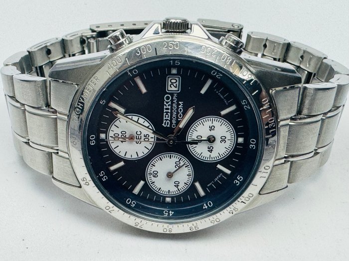 Seiko - Chronograph - Ingen mindstepris - 7T92-0DW0 - Mænd - 2000-2010