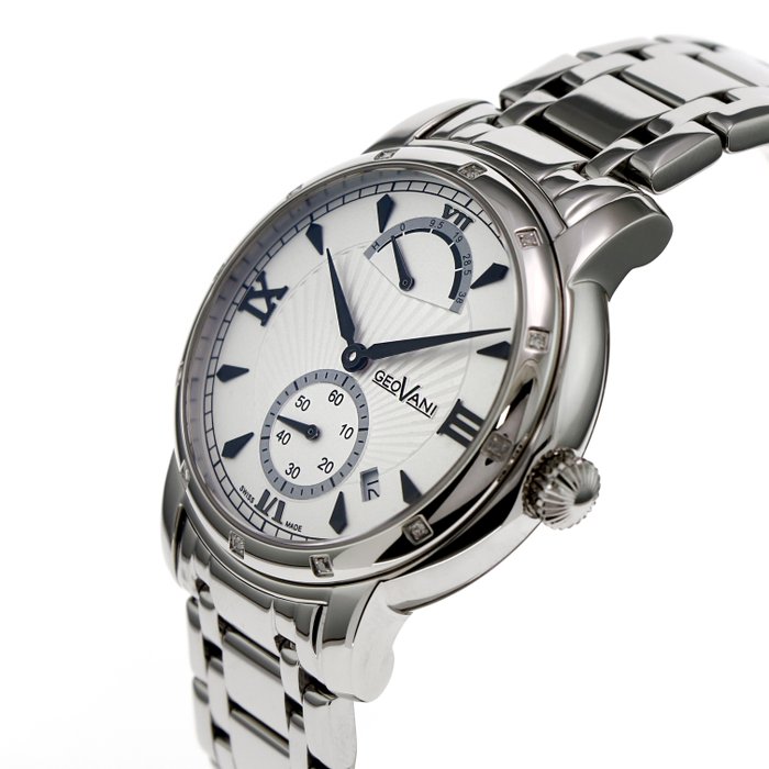 GEOVANI - Swiss Automatic Diamonds Watch - GORA595-SS-D-1 - Ingen mindstepris - Mænd - 2011-nu