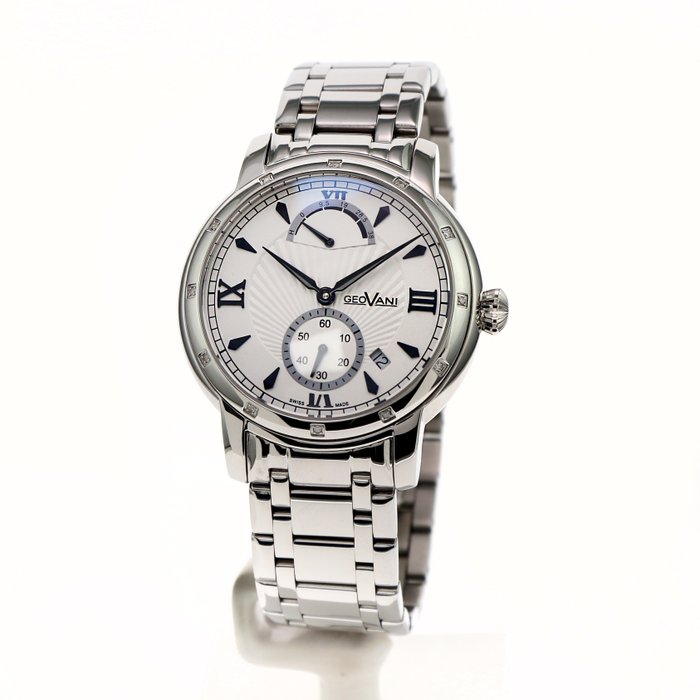 GEOVANI - Swiss Automatic Diamonds Watch - GORA595-SS-D-1 - Ingen mindstepris - Mænd - 2011-nu