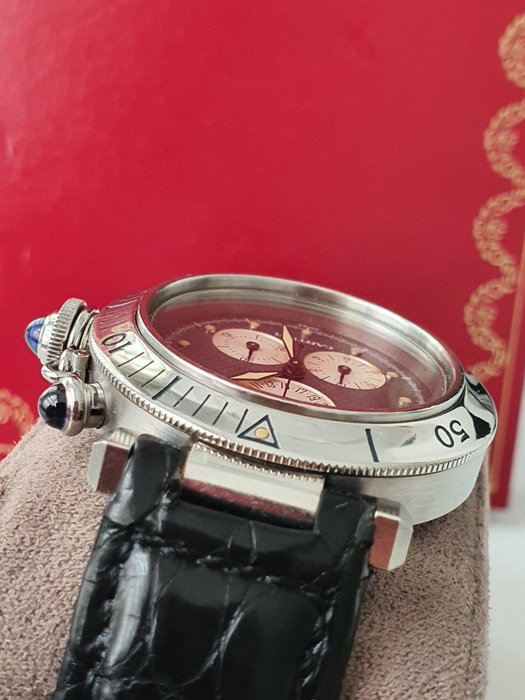 Cartier - Pasha Chronograph - 1352-1 - Mænd - 1990-1999