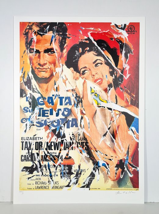 Mimmo Rotella (1918-2006) - La Gatta sul tetto che scotta